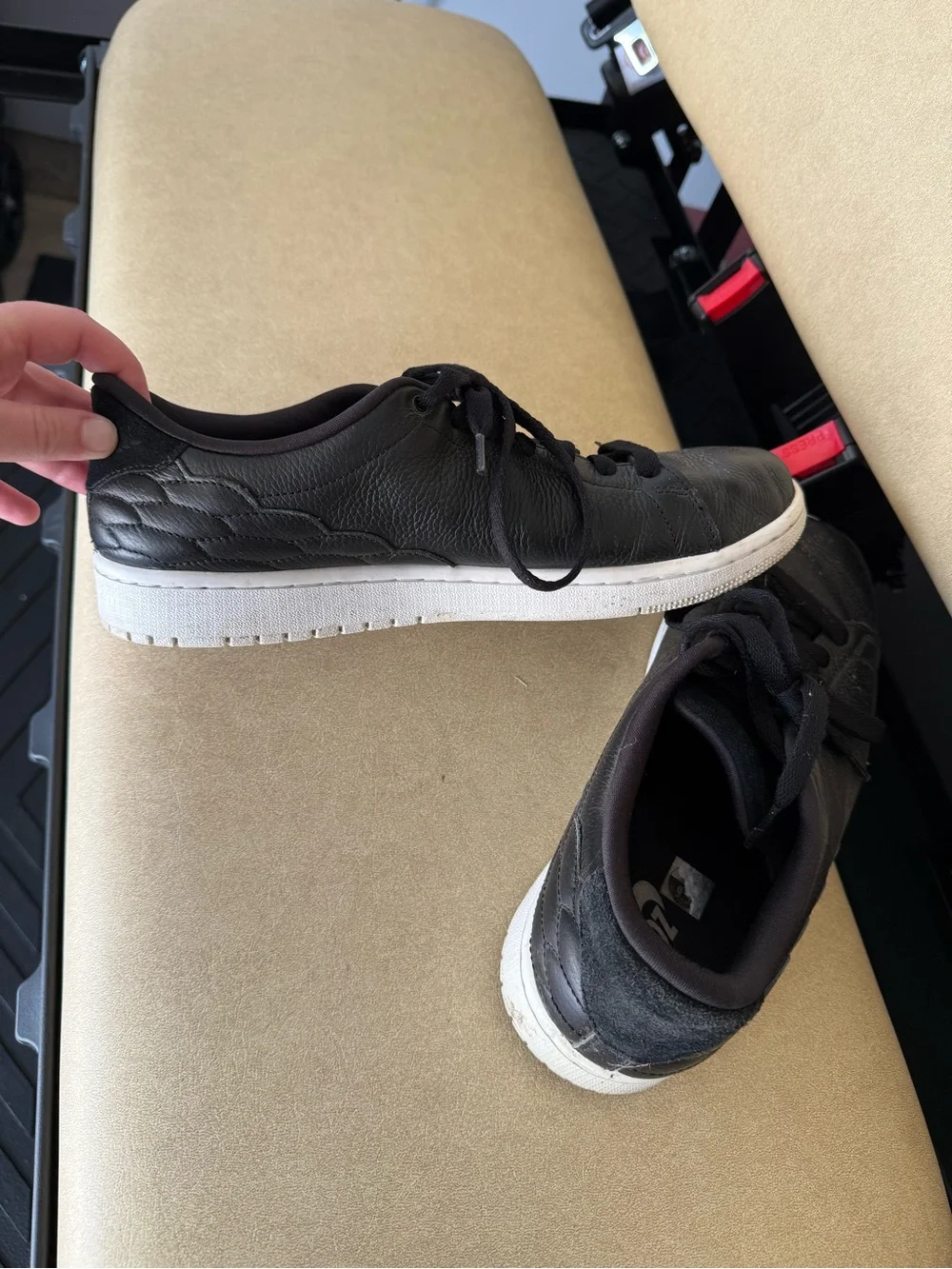 Air Jordan 1 Centre Court Cyber Monday Black & White Size 9.5 Mens